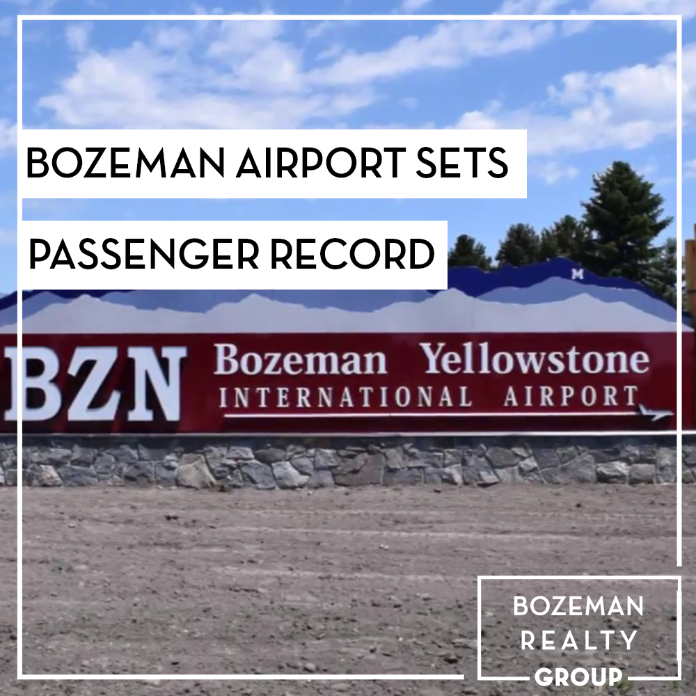 Bozeman Airport Sets Passenger Record