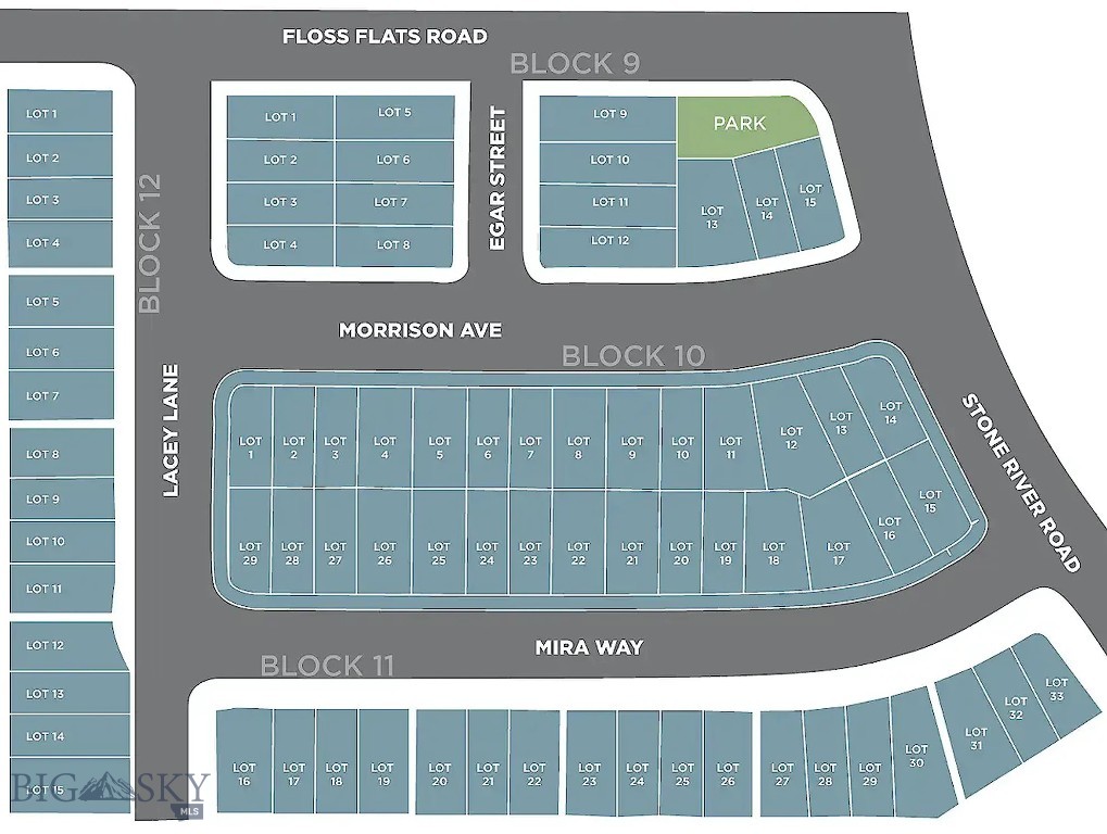 Lots 31, 32, 33 Block 11 West Post Subdivision, Belgrade MT 59714