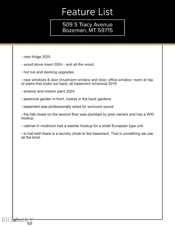 509 S Tracy Avenue, Bozeman MT 59715