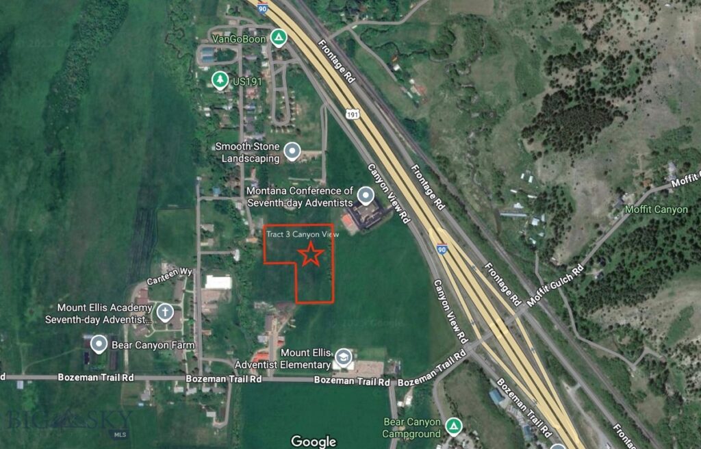 Tract 3 Canyon View Road, Bozeman MT 59715