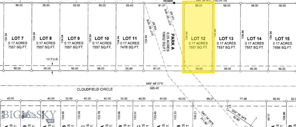 TBD Cloudfield (Lot 12) Circle, Bozeman MT 59718