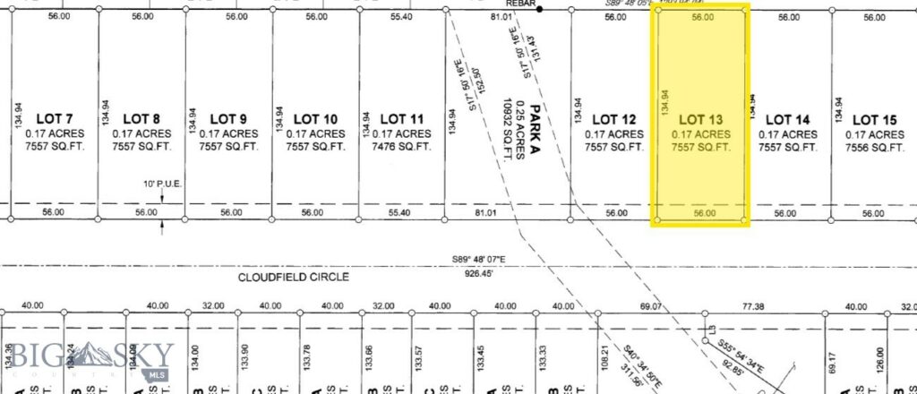 TBD Cloudfield (Lot 13) Circle, Bozeman MT 59718