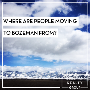 where are people moving to Bozeman from